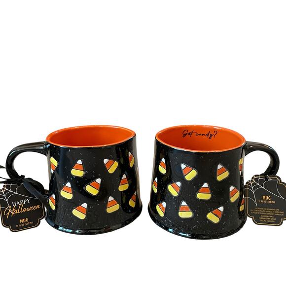 Large Halloween CANDY CORN Mug 17oz Coffee Cup by Global Design Connection New - Picture 12 of 14